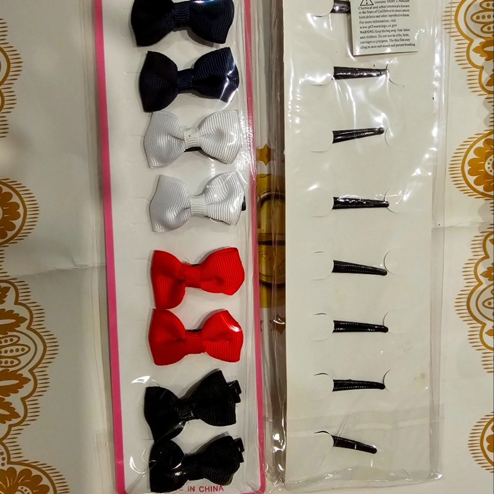 Babygirl Hair Bows 8pk